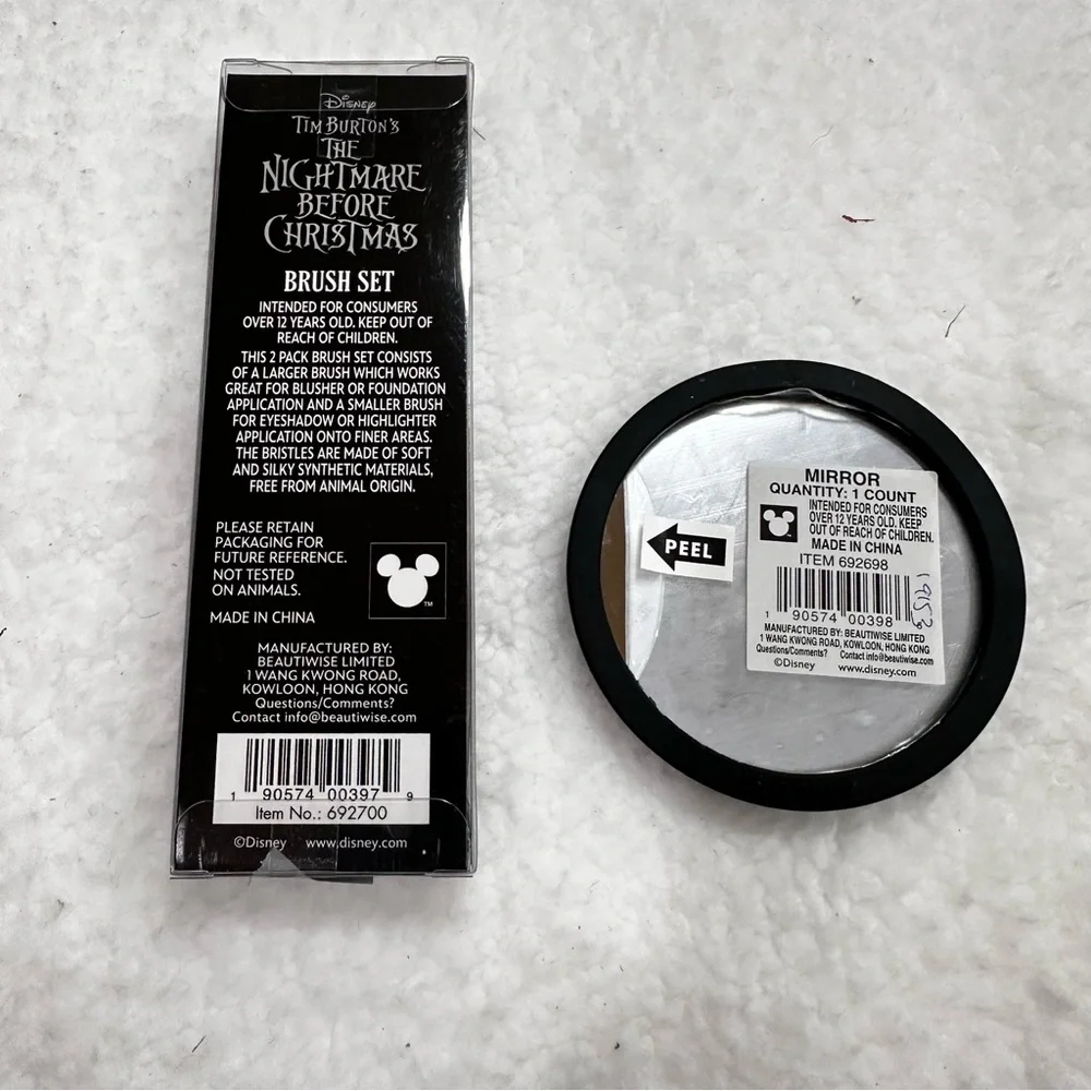 Nightmare Before Christmas Brush Set with Sally Compact